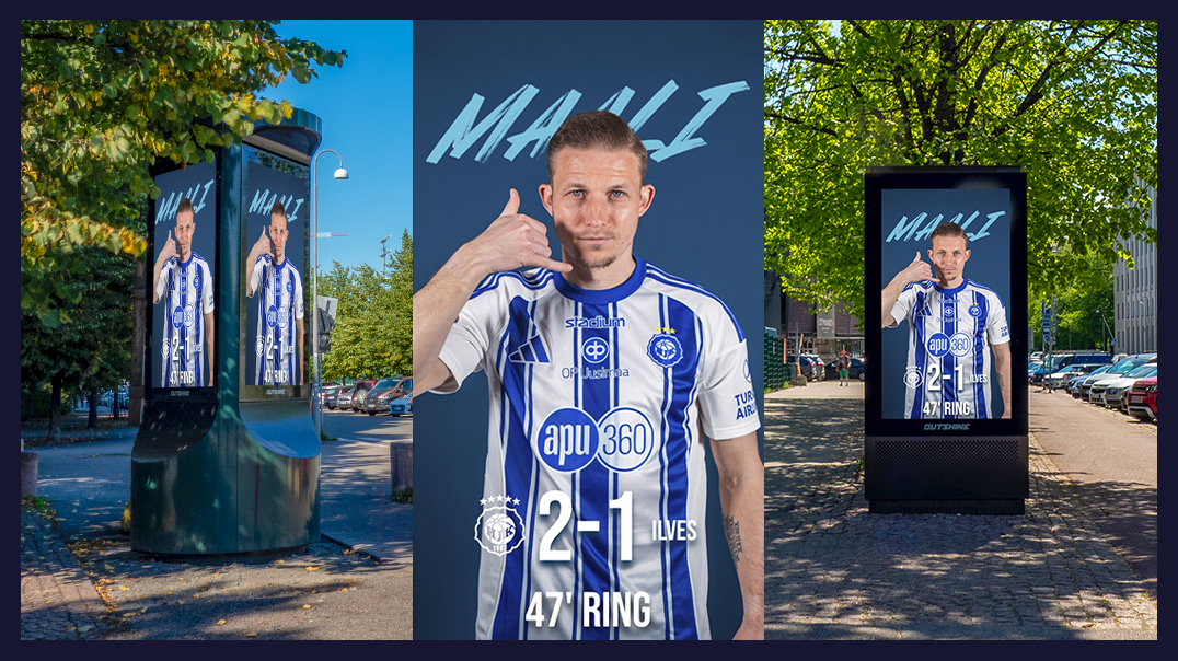 HJK: On the pitch and on digital screens