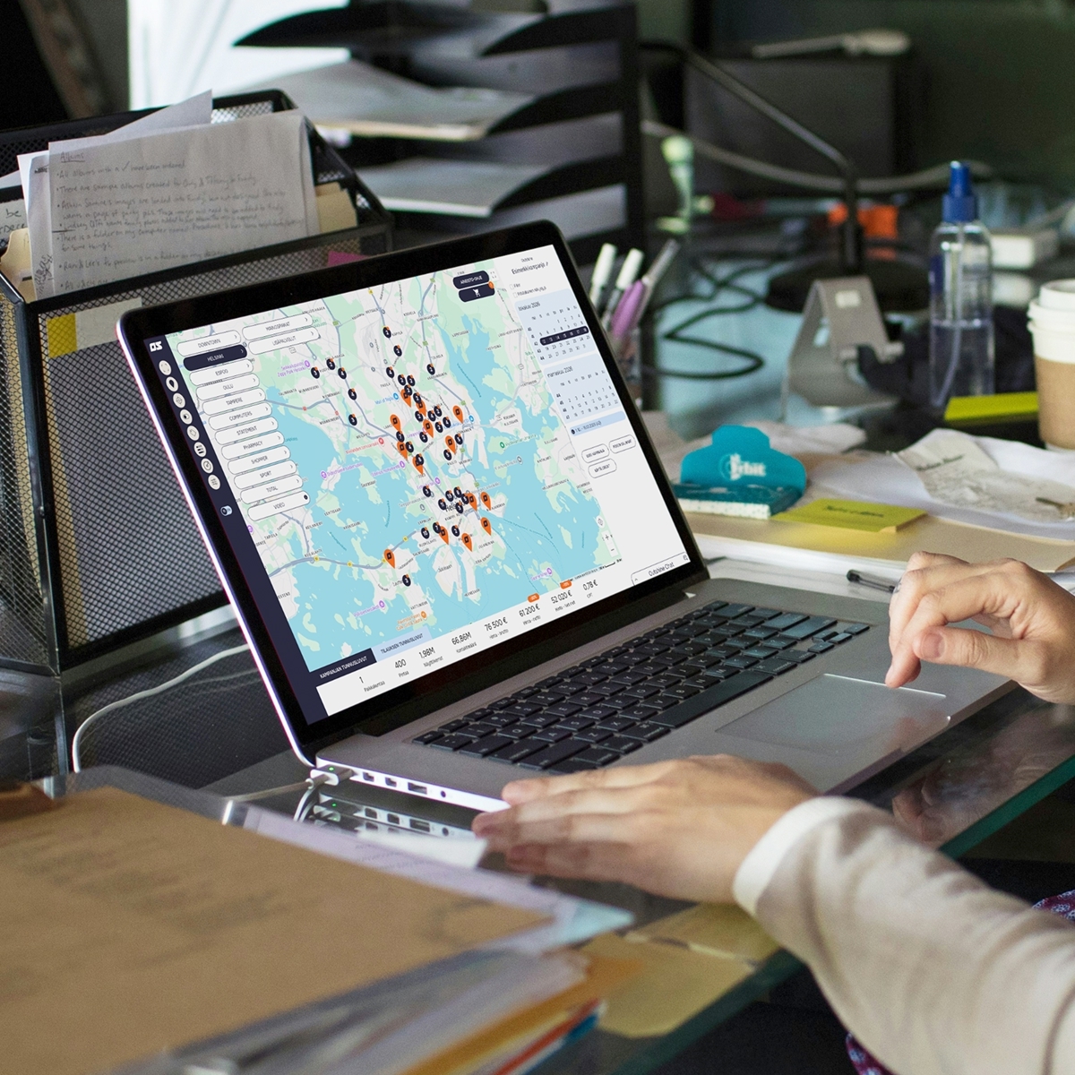 Outshine's campaign planning tool on a computer screen