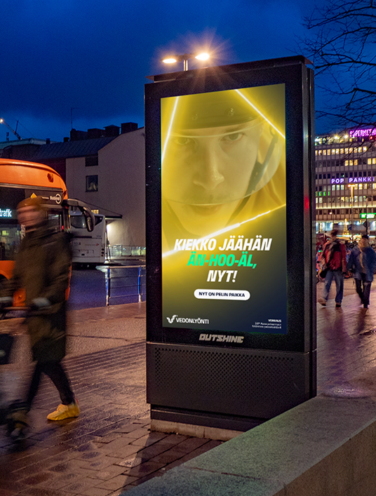 Näyttö paraatipaikalla