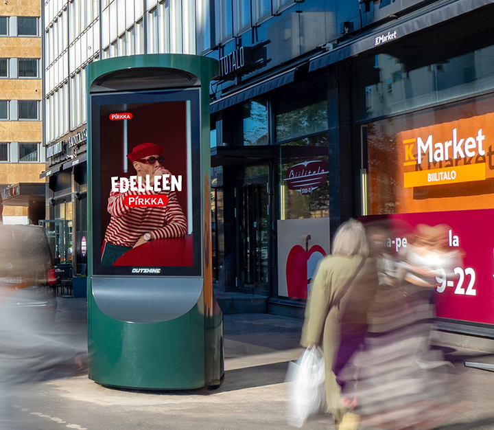 Kohdennettu digitaalinen ulkomainonta kaupungissa