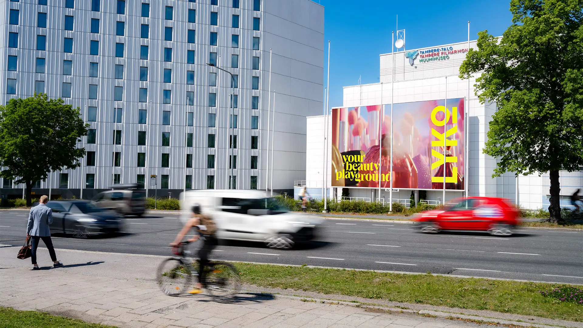 Statement mainospaikka Tampere-Talo
