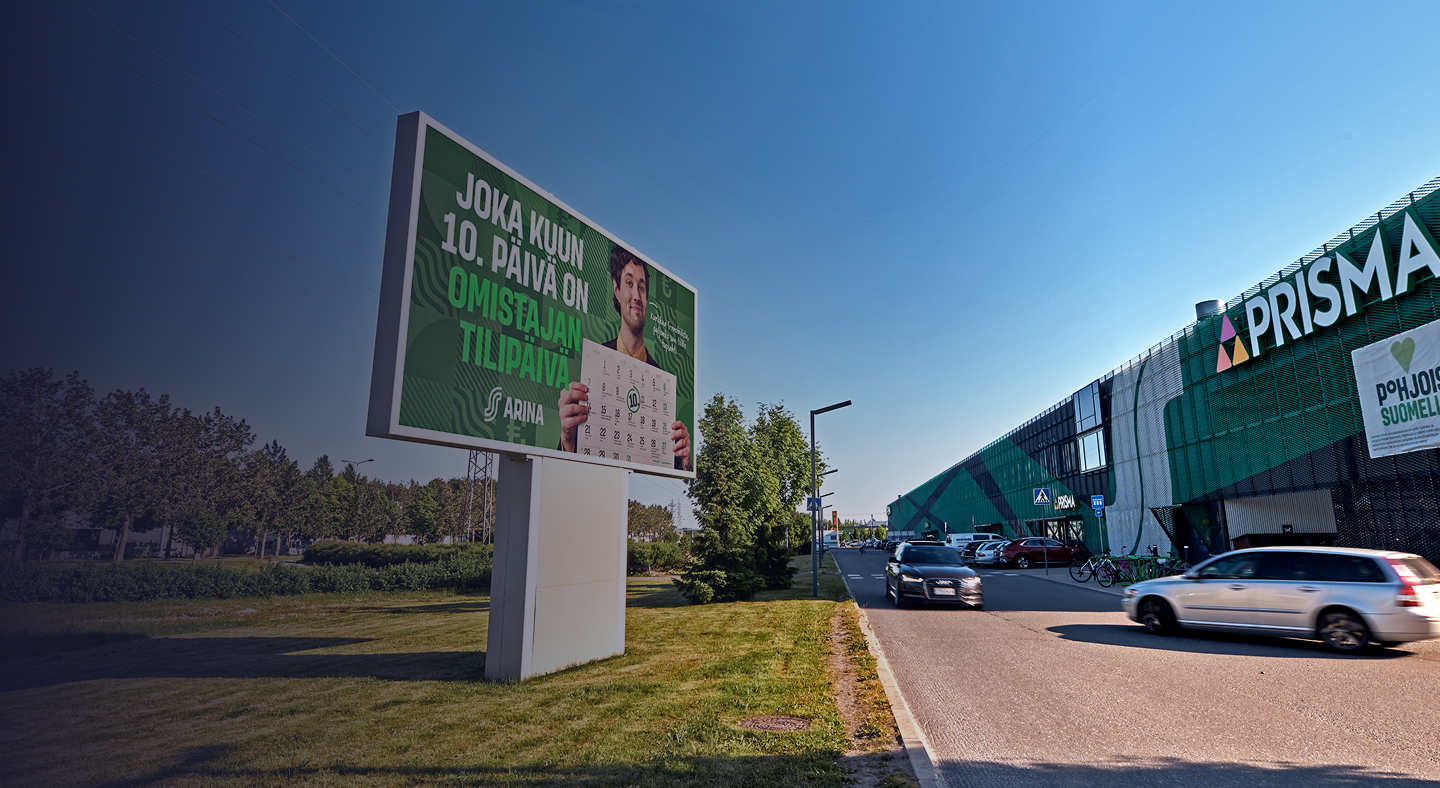 Kohdennetut mainospaikat Helsinki