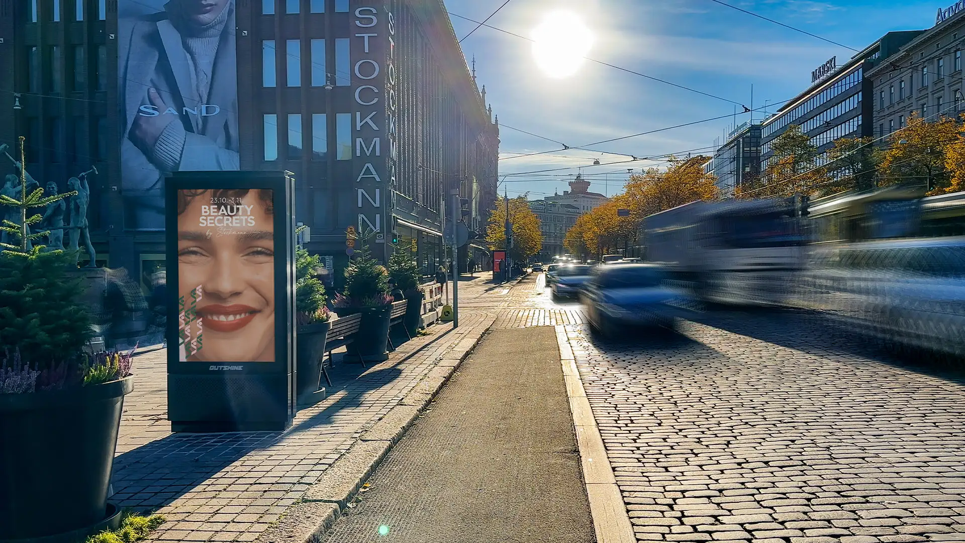 Kohdennetut mainospaikat Helsinki