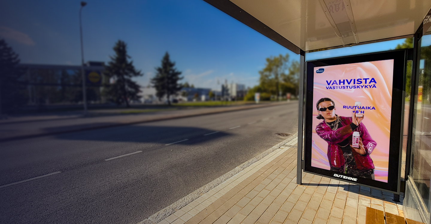 Oulun bussipysäkit digiajassa