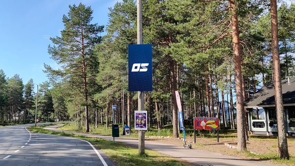 Hiekkasärkät 6 x pylväsnäytöt