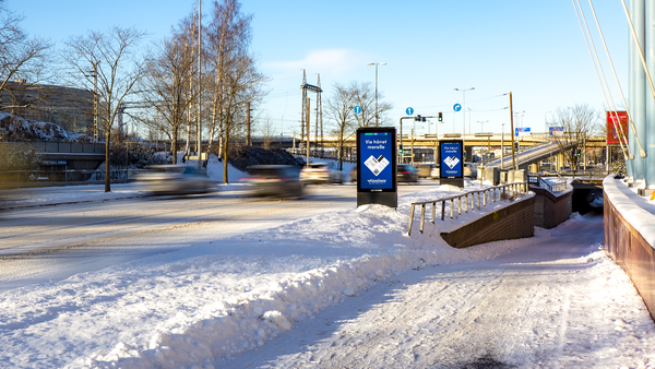 Pasila Ratapihantie C, D Northbound