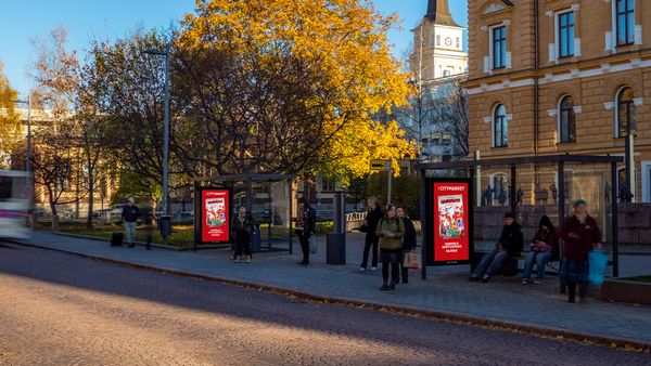 Oulu Kaupungintalo P northbound, inside