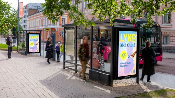 Oulu Kaupungintalo P southbound, outside