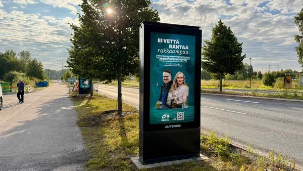 Finnoo Kuitinmäentie A ja B Eastbound