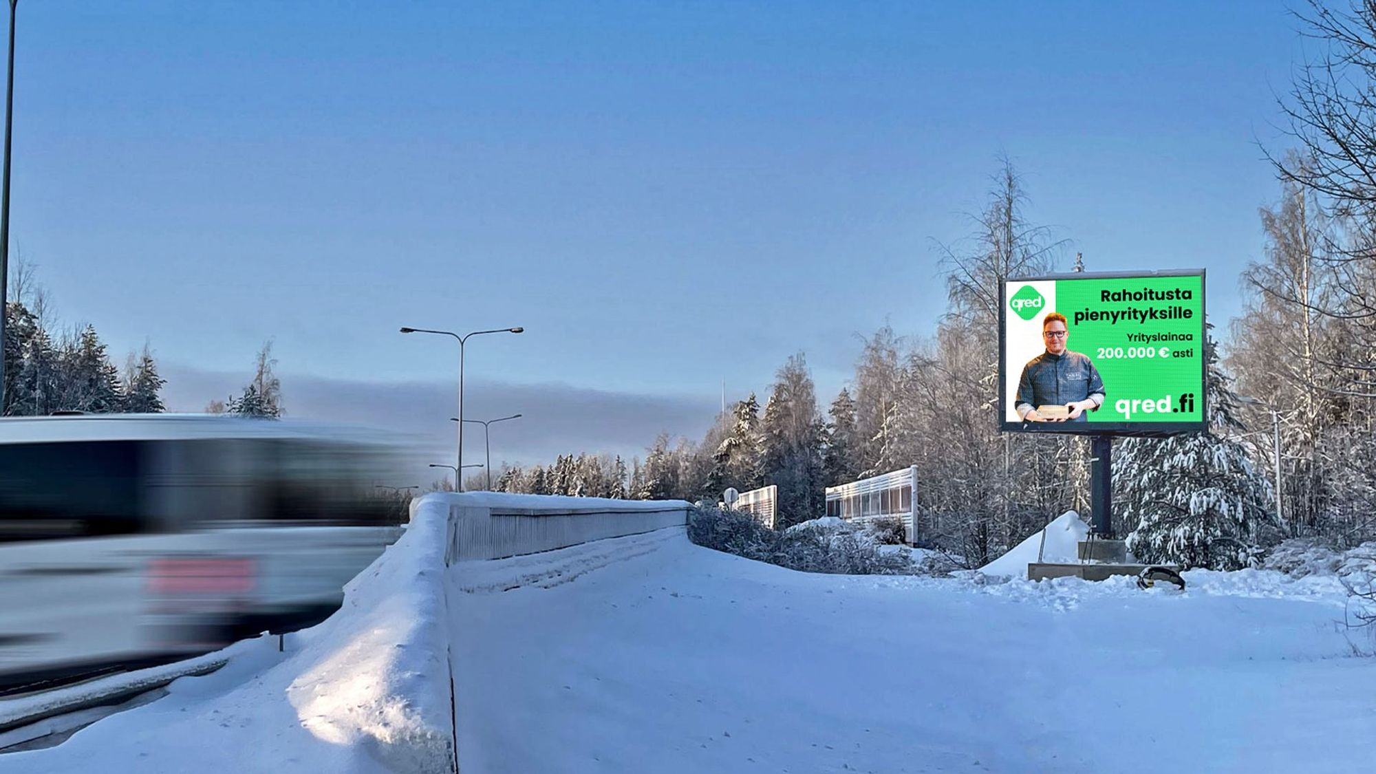 Screen in Lahti Hämeenlinnantie