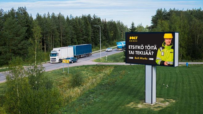 Picture of a screen in Pyhäjoki