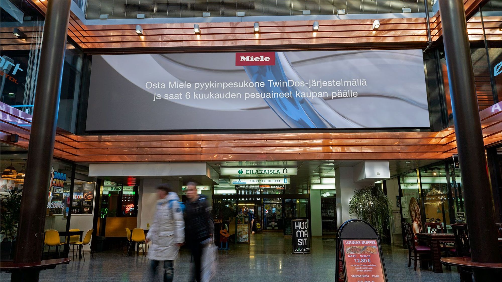 Screen in Aikapiha Helsinki